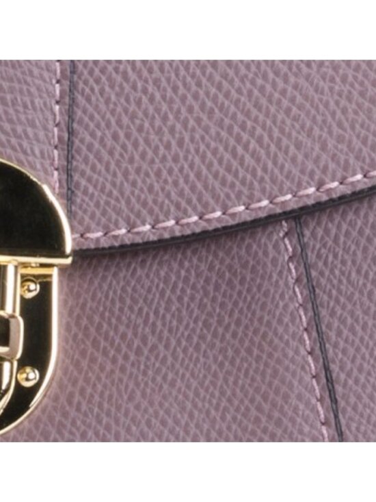 CHEVAL Made In Italy Leather Convertible Backpack With Gold Hardware main image 4